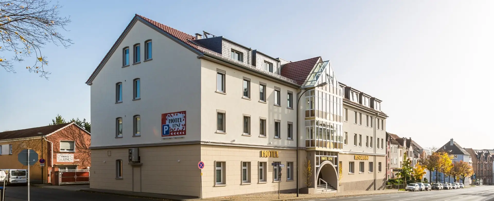 Hotel Lenz in Fulda, Außenansicht an der Leipziger Straße